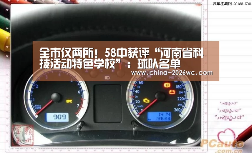 全市仅两所!58中获评“河南省科技活动特色学校”:球队名单(图4) 世界杯专题